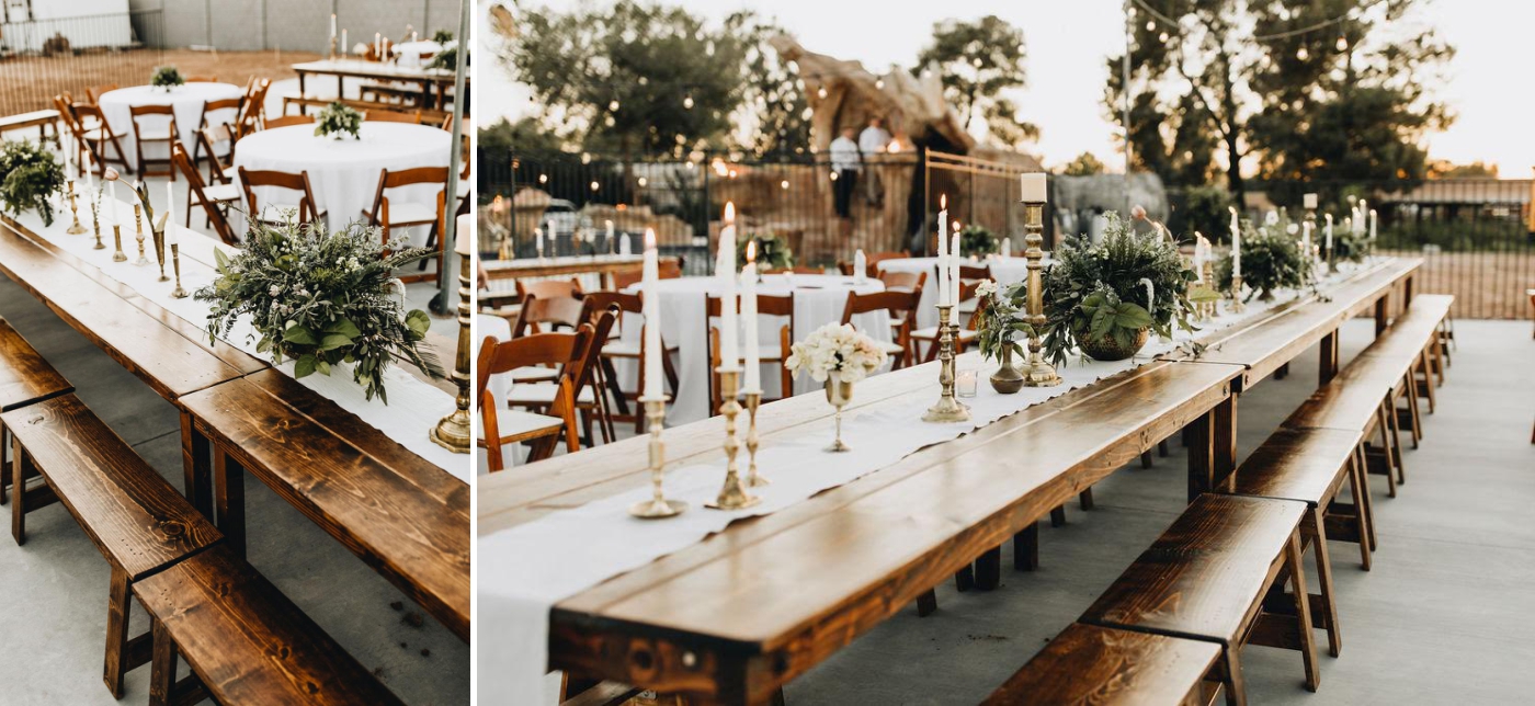 The Best Wedding Decor For Farm Tables - Wood-n-Crate Designs