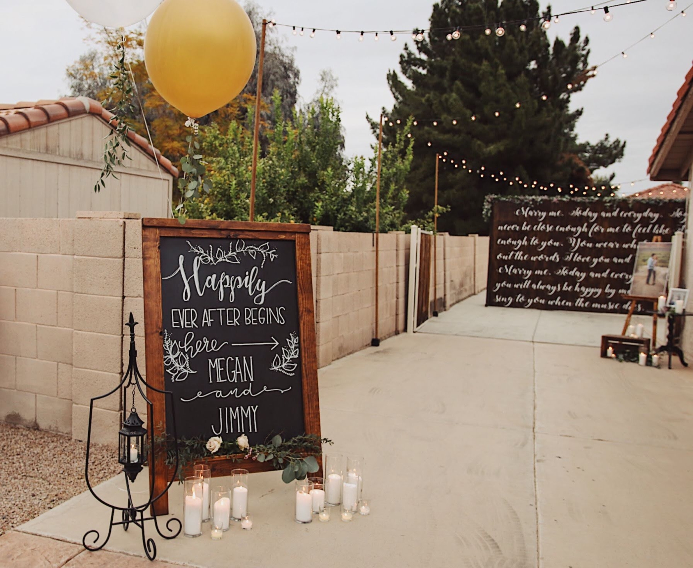 How to plan a backyard wedding in Arizona