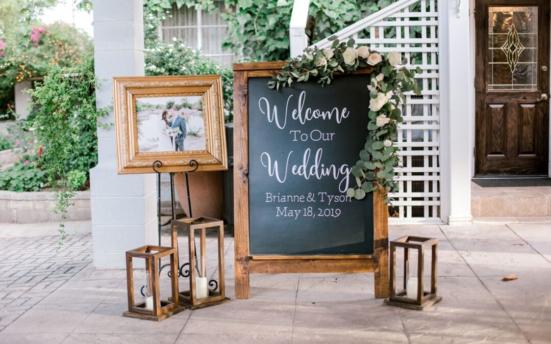 welcome signs for your wedding