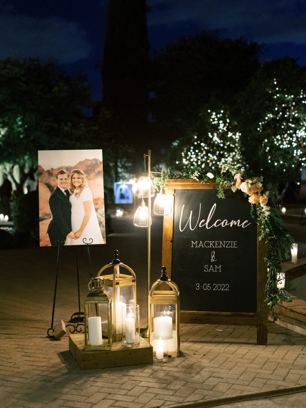 Large Wood Chalkboard Rental in Mesa, AZ WoodnCrate Designs