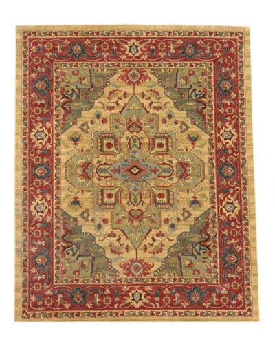 red and tan rug rental 8x10