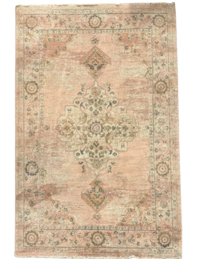 Pink Boho Rug rental 5x7